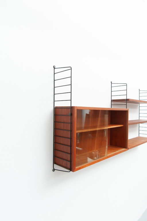 String wall shelf by Kajsa & Nisse Strinning, 1950s