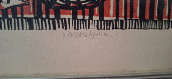 Image 1 of Zwei wunderschöne alte Siebdrucke von Werner Schinko