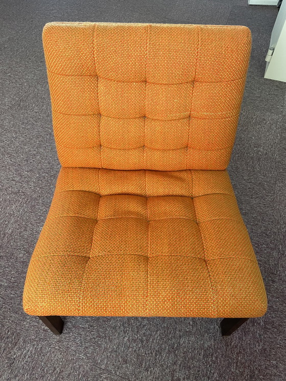 Image 1 of Pair of Teak Armchairs by Ole Gjerlov-Knudsen & Torben Lind