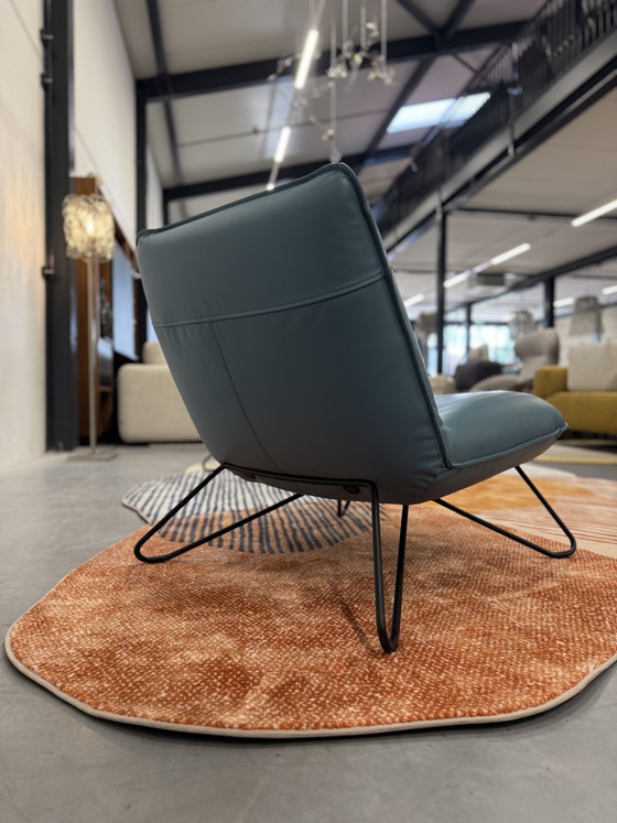 Image 1 of 2 Rolf benz 394 fauteuils blauw leer
