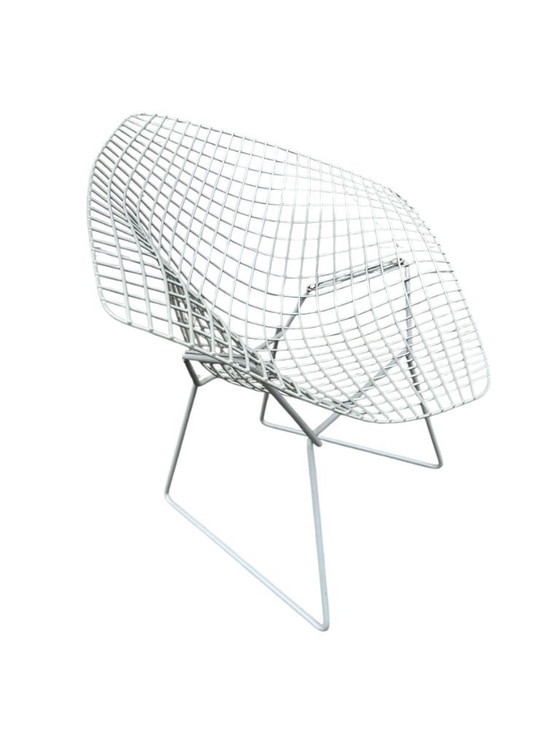 Image 1 of Setje van 2 Diamond stoelen van Harry Bertoia voor Knoll