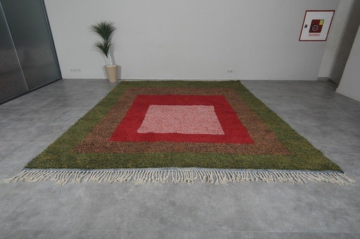 Authentic handmade Beni Ouraine Berber rug, 2/3 m