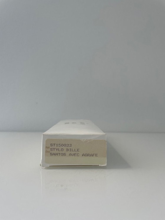 Image 1 of Penna a sfera Cartier Must Santos – Nuova, in platino, completa