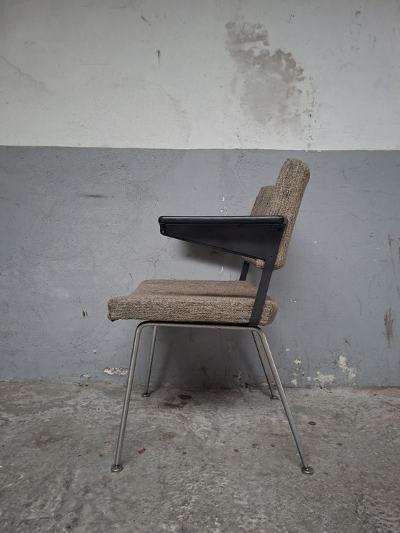 Vintage Cordemeyer Gispen Armstoel – Fauteuils, Wool, Aluminium (photo 14 of 15)