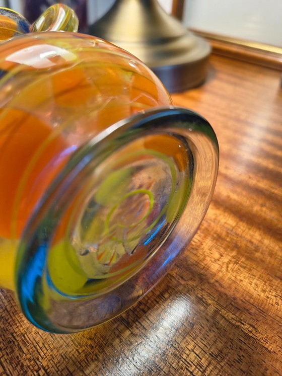 Image 1 of Murano Italy style art glass vase