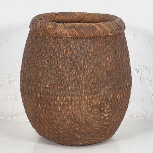 Antique fisherman basket (c.1900) #9