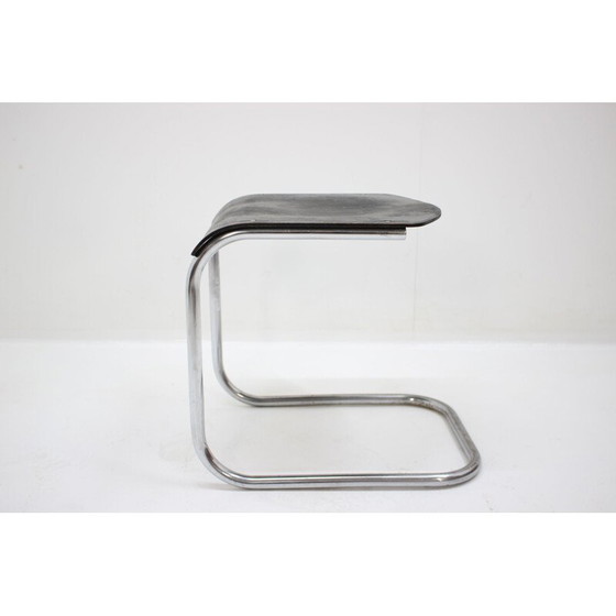 Image 1 of Vintage bauhaus stool in chrome by Mart Stam,1930