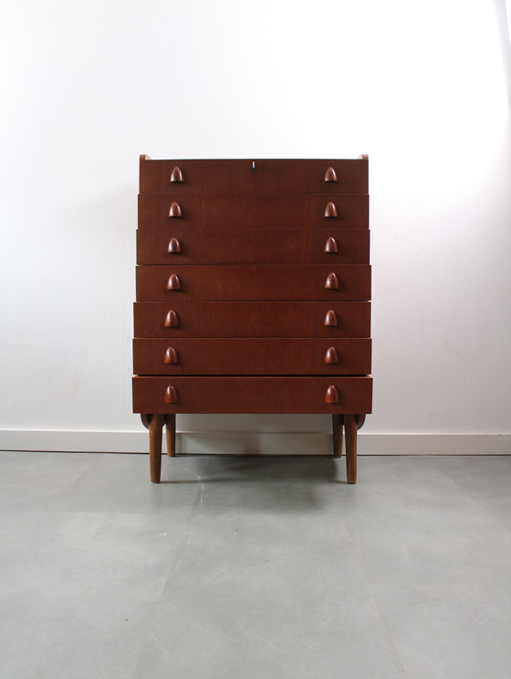 Image 1 of Commode danoise vintage en teck, très spéciale !