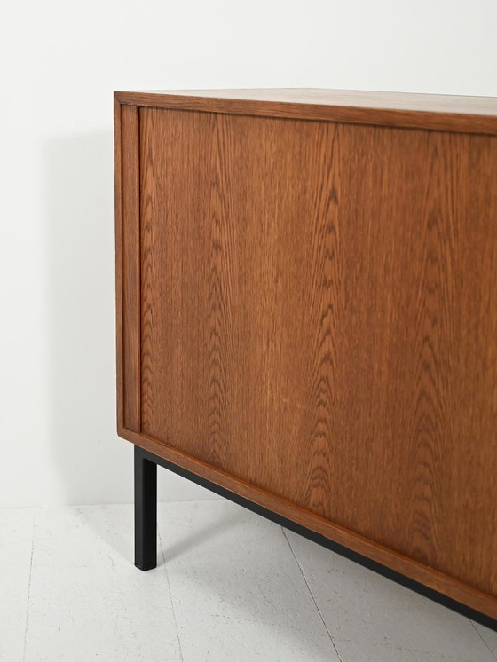 Image 1 of Scandinavian Teak Sideboard with Tambour Door