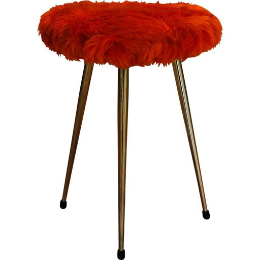 Tabouret tripode vintage, 1970