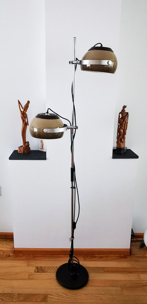 1970s Floor Lamp, To Dijkstra, Lamps Operable Separately From Each Other