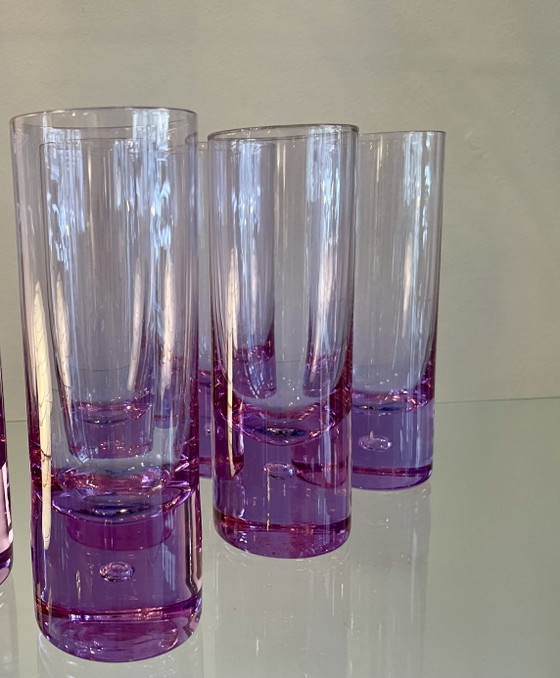 Image 1 of Mondgeblazen alexandriet kristallen longdrinkglazen