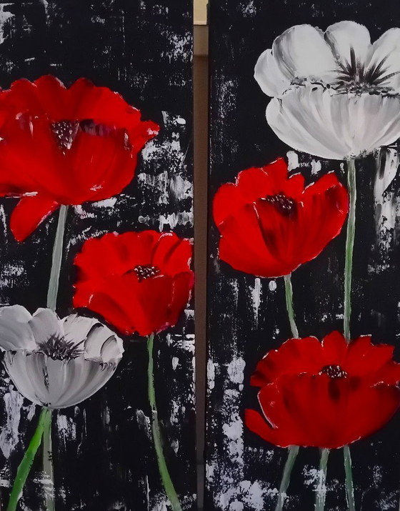 Image 1 of 2 luik klaprozen