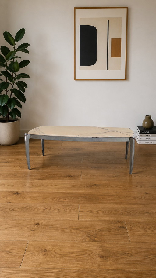 Vintage salontafel – Marble, Metal (photo 2 of 5)