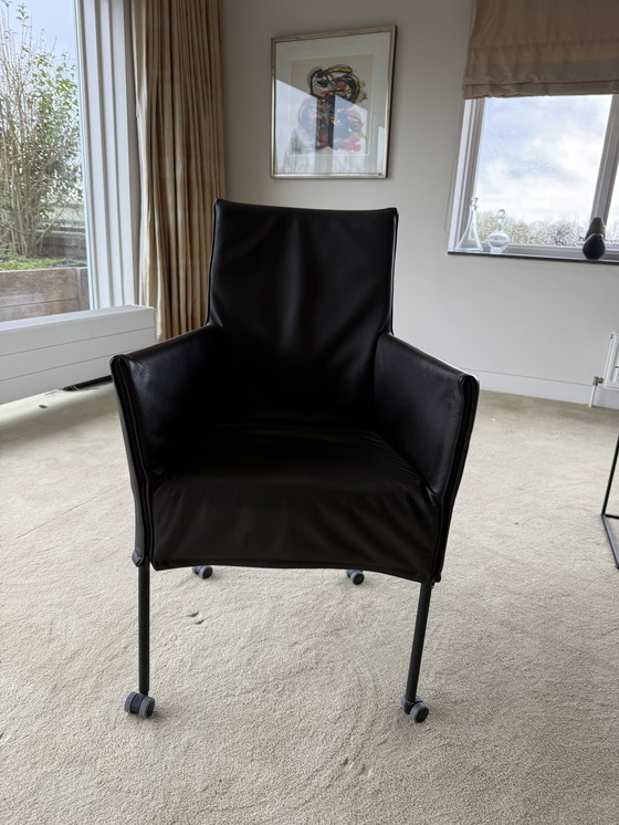 Image 1 of Chaise Montis Chaplin marron foncé