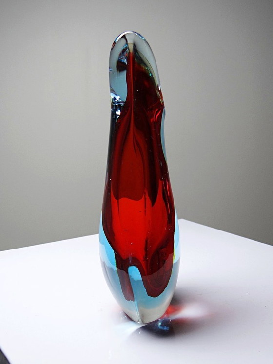 Image 1 of Sommerso pitcher vase att. Flavio Poli, Murano 1960-1970