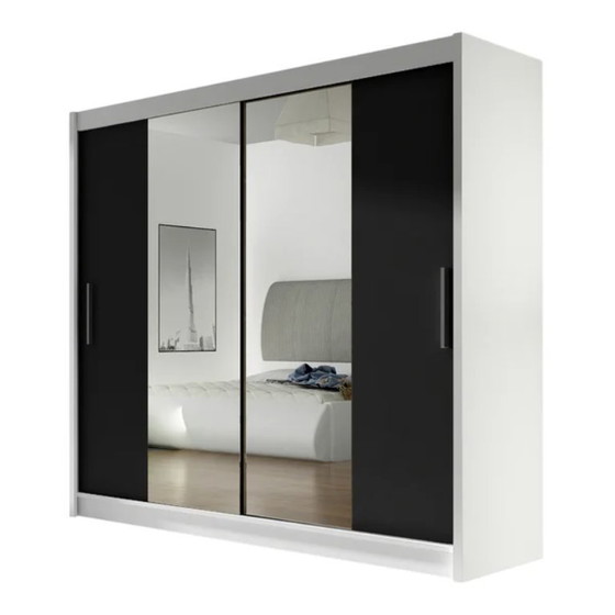 Image 1 of Bega II Sliding Wardrobe 180 cm | Lumieree.eu