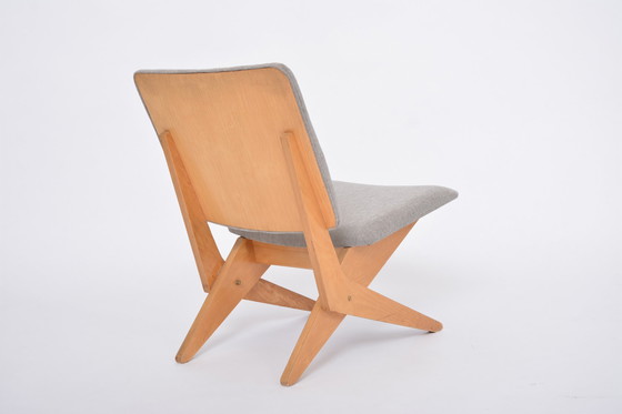 Image 1 of Dutch Mid-Century Modern FB18 Scissor Chair by Jan Van Grunsven for UMS Pastoe