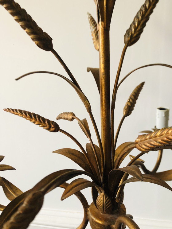 Image 1 of Florentine chandelier known as wheat ear by Hans Kögl