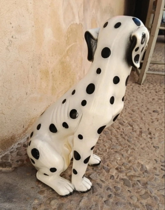 Glazed ceramic statue of a Dalmatian dog – Italy, circa 1970 – Decorative Objects, Porcelain, Vintage (photo 3 of 6)