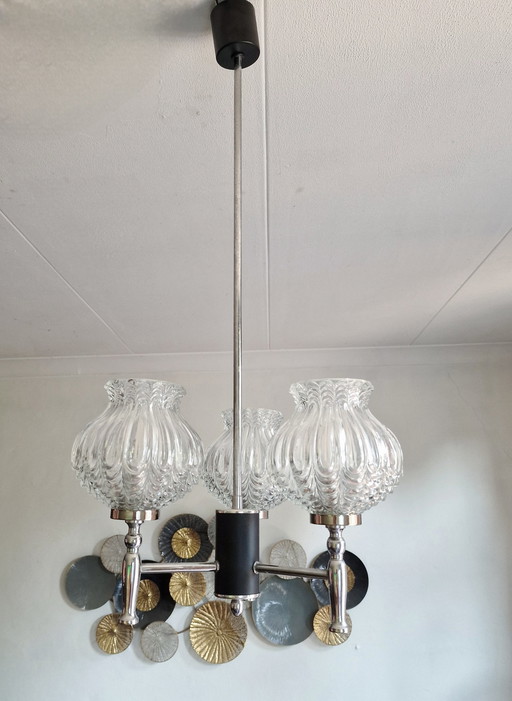 Vintage Danish mid-century pendant lamp