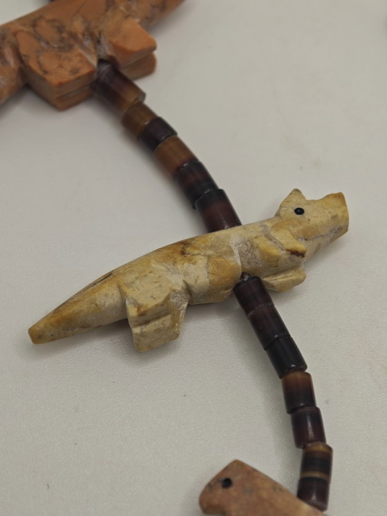 Image 1 of Collier fétiches Amérindien 