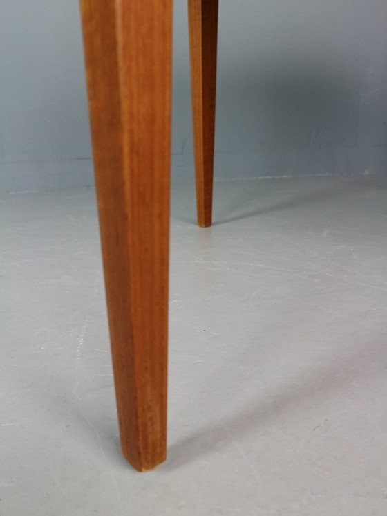 Image 1 of Teak Round Severin Hansen Coffee Table for Haslev Mobelfabrik by Bovenkamp