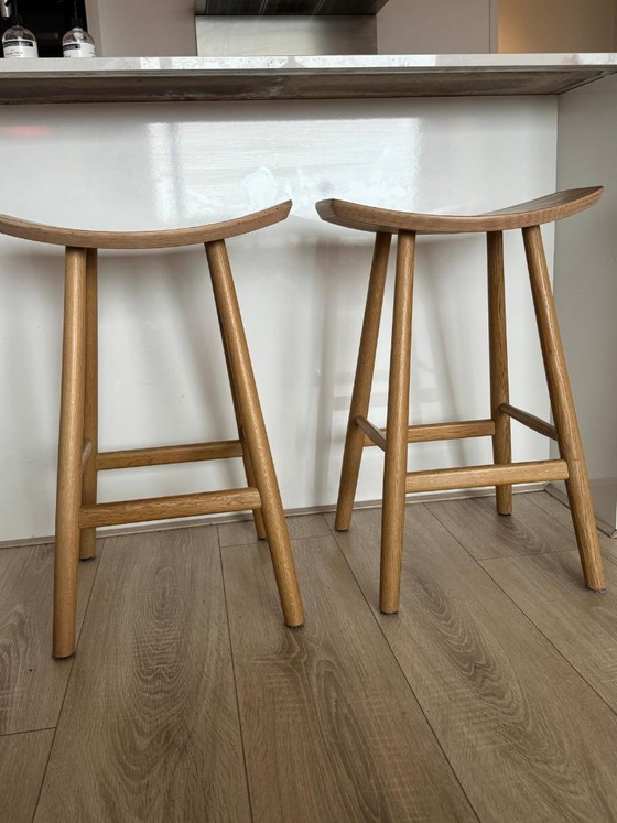 Image 1 of Sav & Økse - 2 sgabelli da bar Silja | Altezza seduta 65 CM