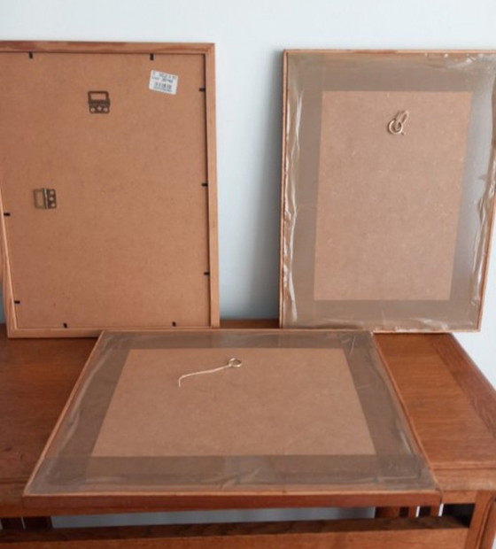 Image 1 of rare triptych of Mexican amateur art – signed Marín México