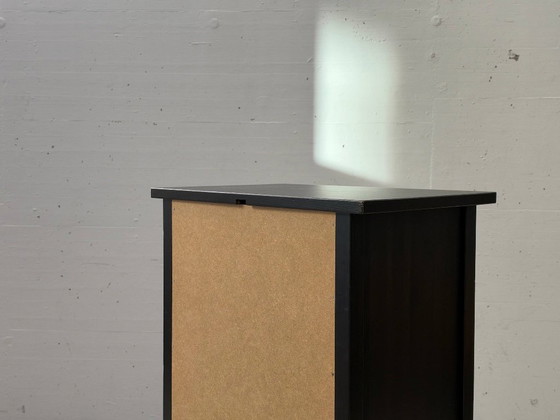 IKEA HEMNES tall chest of drawers with 5 drawers – Black-brown, Solid wood – High Boards (photo 12 of 15)
