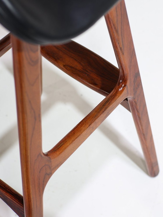 Image 1 of 2x Barhocker Erik Buch OD61 Palisanderholz Dänisch 1960er Jahre