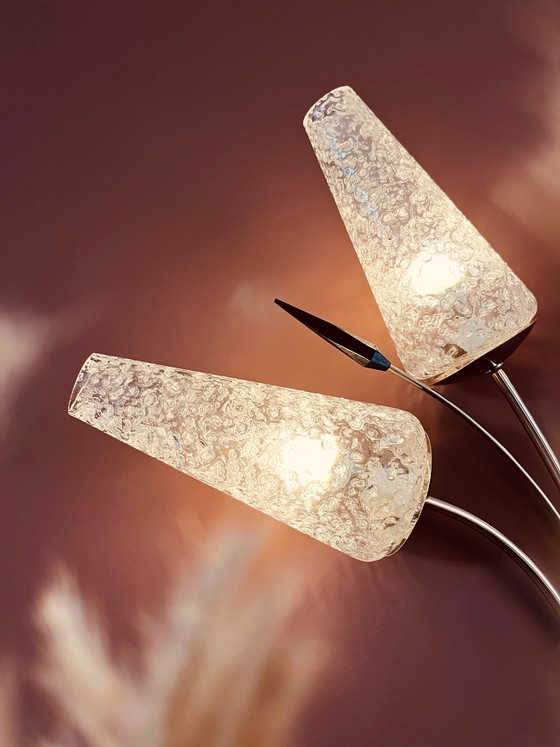 Image 1 of Set, French Fifties Tulip wandlampen