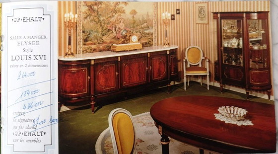 Image 1 of Frans dressoir/buffetkast in Lodewijk XVI-stijl, gesigneerd door JP Ehalt.