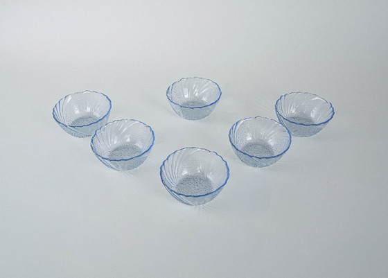 Image 1 of Set di ciotole in vetro, design italiano, anni '70, made in Italy