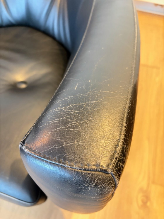 Image 1 of Leolux Carabas armchair black leather