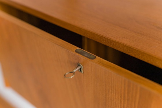 Image 1 of Mid Century Modernes Wandmöbel aus Teakholz, Kurt Østervig zugeschrieben, 1960