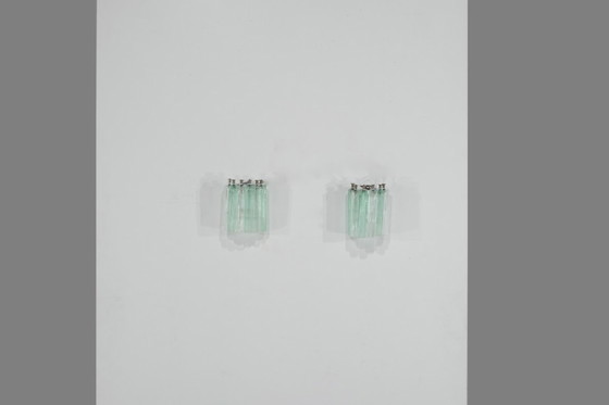 Image 1 of Pair of Murano glass wall sconces, Italy 1960s.