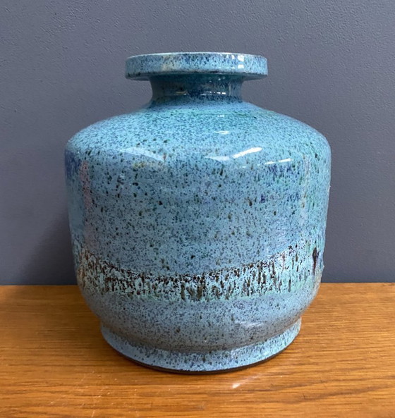 Image 1 of Blauwe vaas van Lawel West-Duitsland