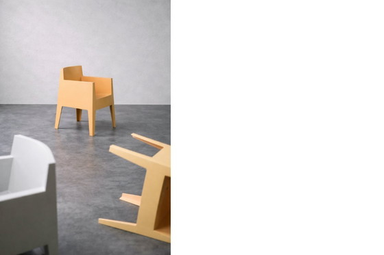 Image 1 of Vintage Mid-Century Italian Modern Atlantide Collection Toy Plastic Chairs by Philippe Starck for Driade, 1990, Set of 4