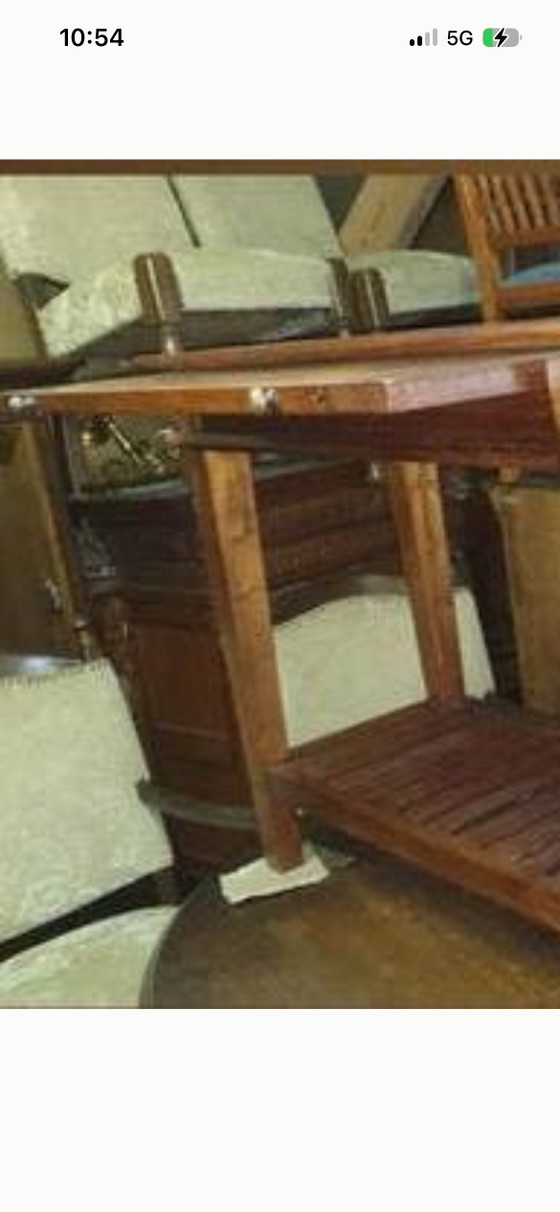 Image 1 of table d'appoint en bois de teck
