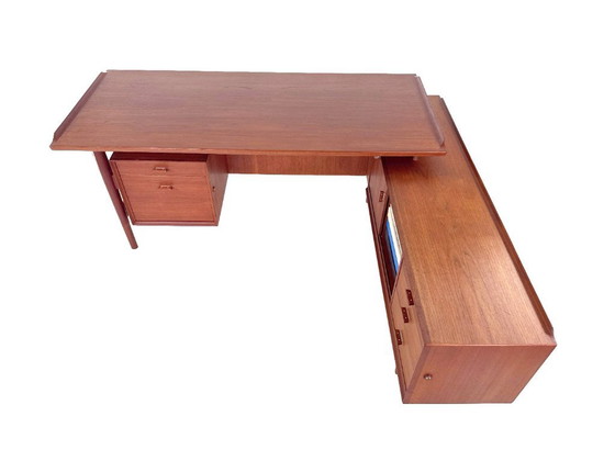 Scrivania Direzionale Arne Vodder Modello 209 – Sibast, 1970 – Scrivanie, Wood, Vintage (photo 5 of 14)