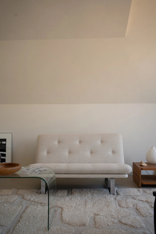 Mid-Century Modern Artifort C684 Compact 2-zitsbank / Loveseat van Kho Liang Ie