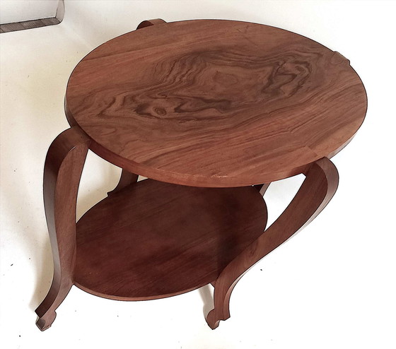 Image 1 of Guéridon Ovale Art Déco Breite 80 cm