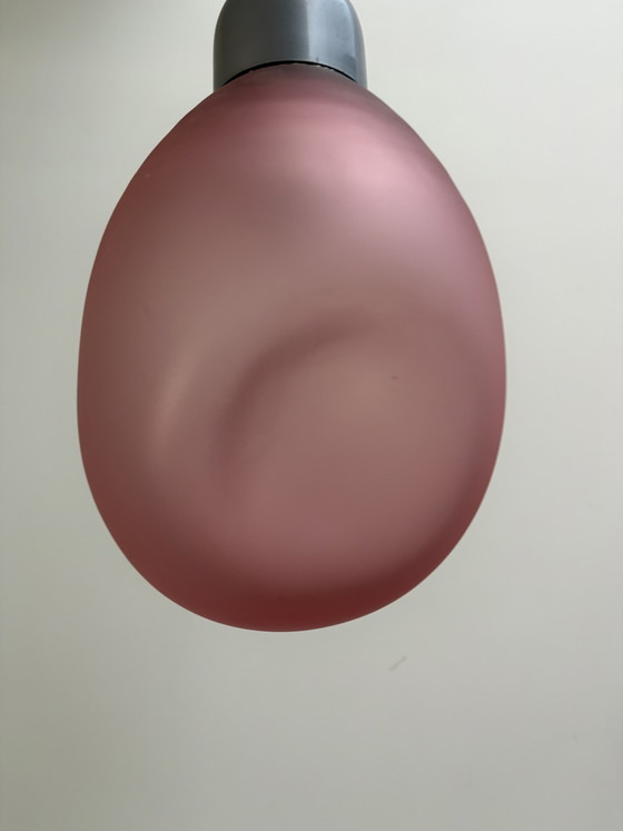 Image 1 of Vintage glass IKEA pendant lamp