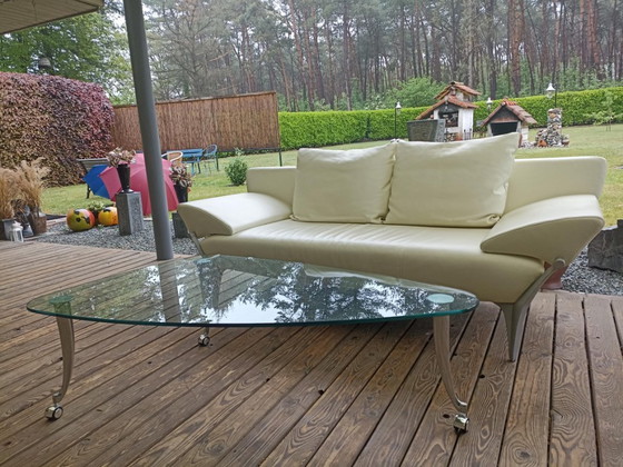 Image 1 of Lederen Designbank "Rolf Benz 1600" . Zeldzame nieuwe staat!