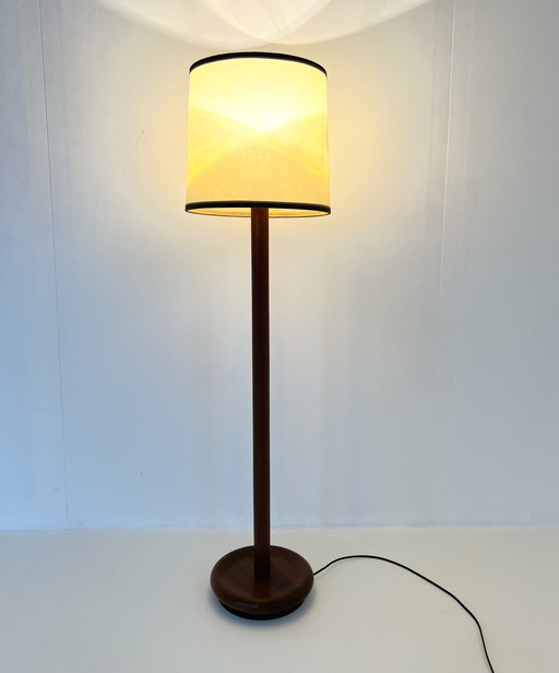 Teakhouten Vloerlamp, Domus