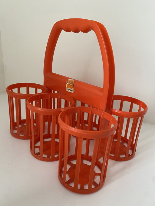 Portabottiglie Curver vintage - Portabottiglie anni '70