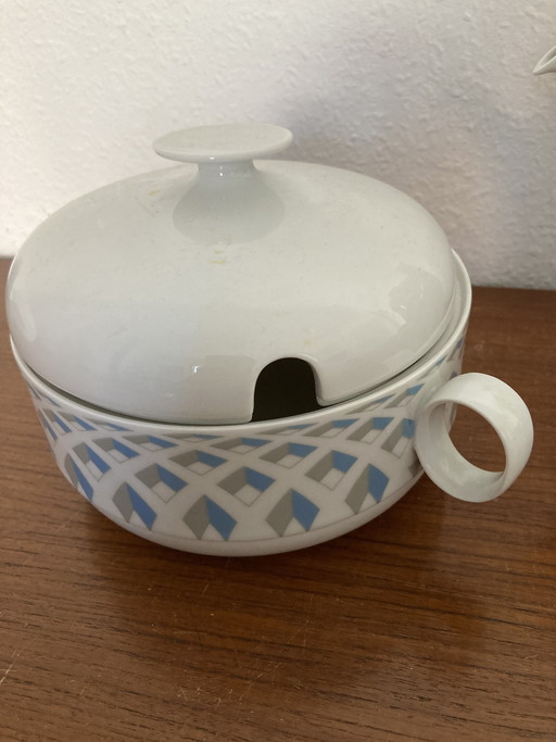 Bol Rosenthal avec couvercle et casserole