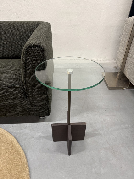 Image 1 of 2 Tables d'appoint Beek Cross Glass Design Chêne Bois