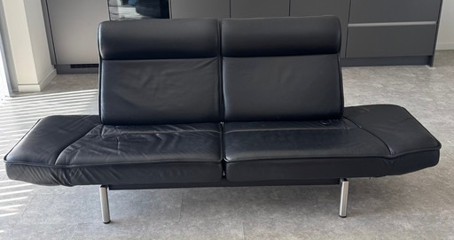 De Sede DS 450 zwart leren bank